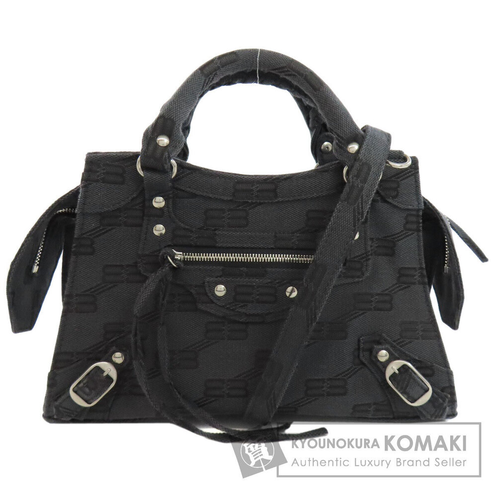 Balenciaga Neo City Handbag Canvas